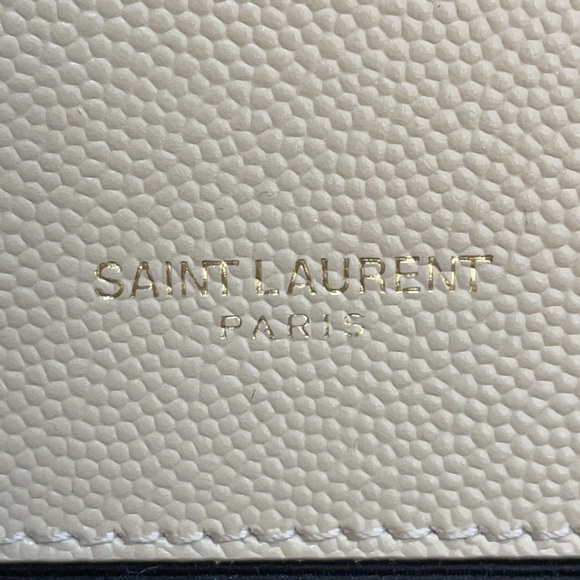 YSL Large Monogram Matelasse Shoulder Bag Nude Powder - Picture 9 of 16